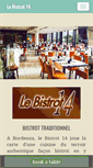 Mobile Screenshot of bistrot14.com